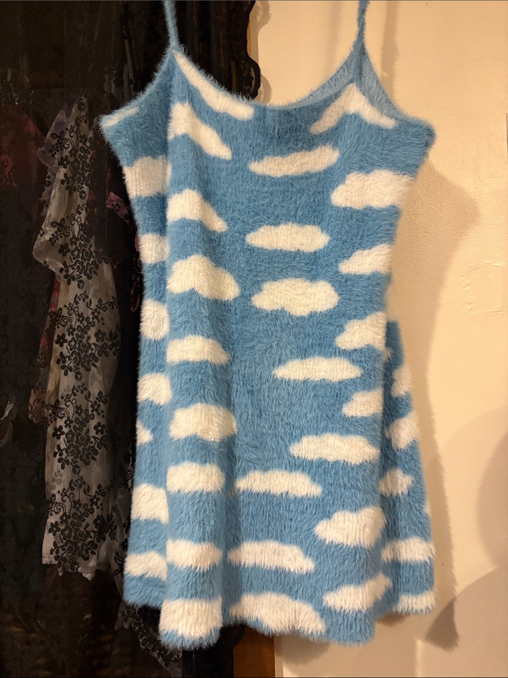 dELiA*s Soft Blue Fuzzy Dress